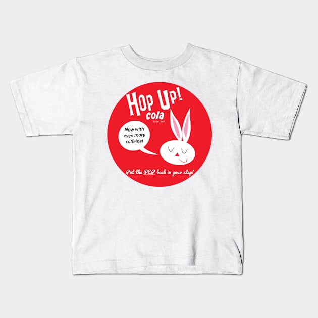 Hop Up Cola Logo Kids T-Shirt by zuckening